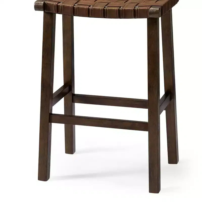 Tabouret de bar sans dossier en similicuir 30