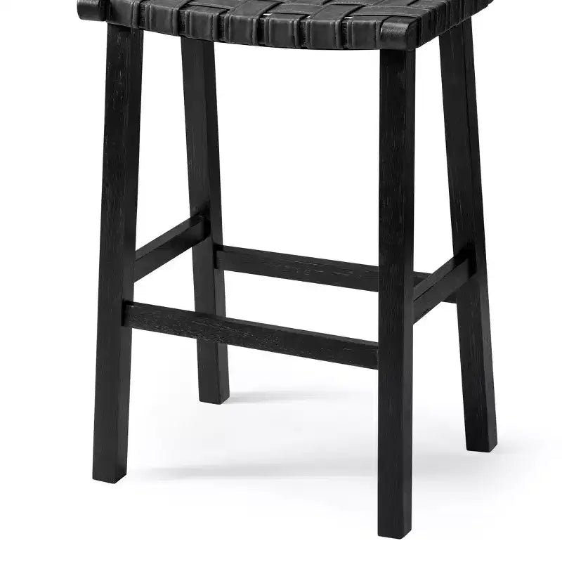 Tabouret de bar sans dossier en similicuir 30