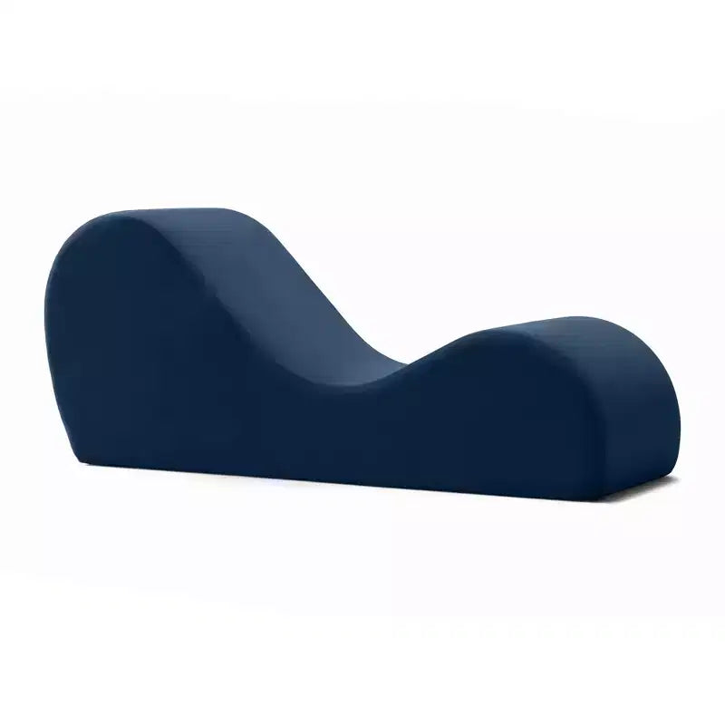 Élégante chaise longue de yoga – Fabriquée aux États-Unis – Idéale pour les étirements, la relaxation, l'exercice et plus, 152 cm L x 46 cm l x 66 cm H, Gris clair