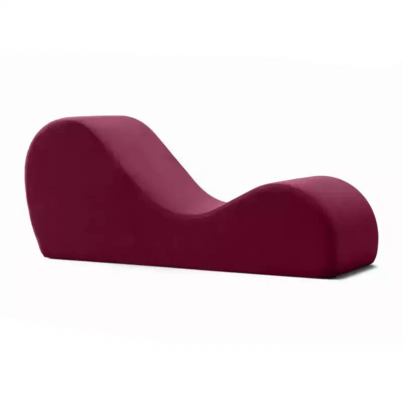 Élégante chaise longue de yoga – Fabriquée aux États-Unis – Idéale pour les étirements, la relaxation, l'exercice et plus, 152 cm L x 46 cm l x 66 cm H, Gris clair