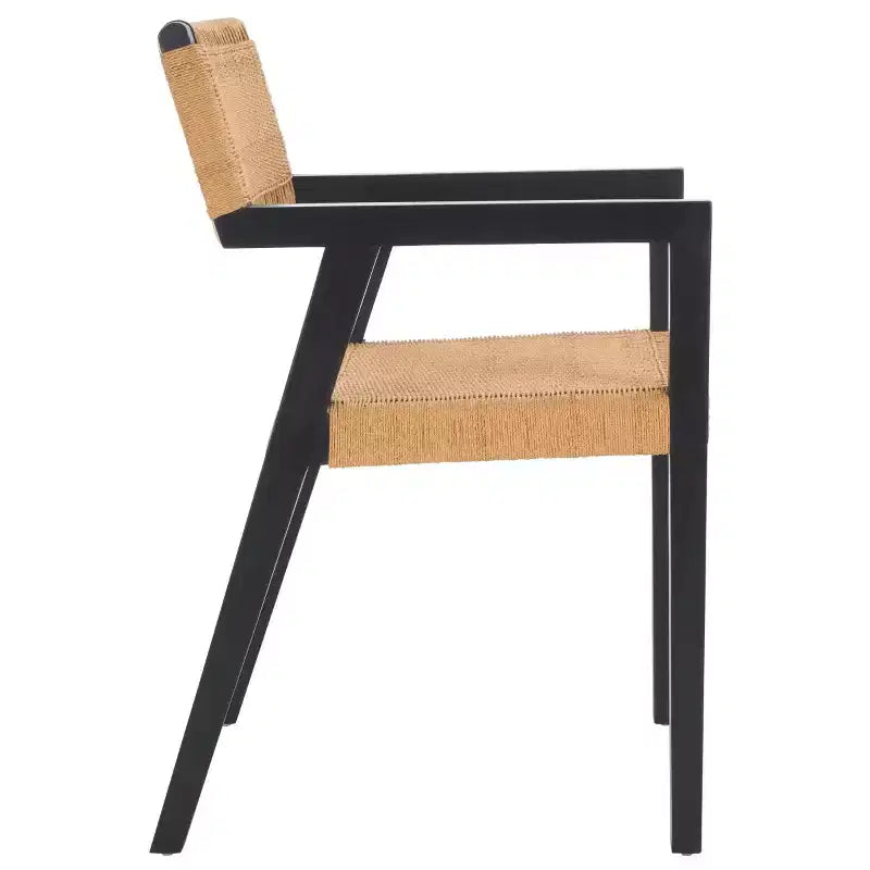 Chaise de salle à manger en corde tressée