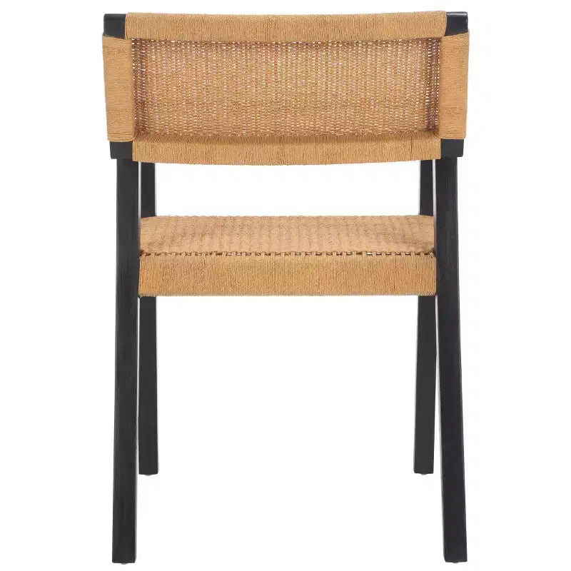 Chaise de salle à manger en corde tressée