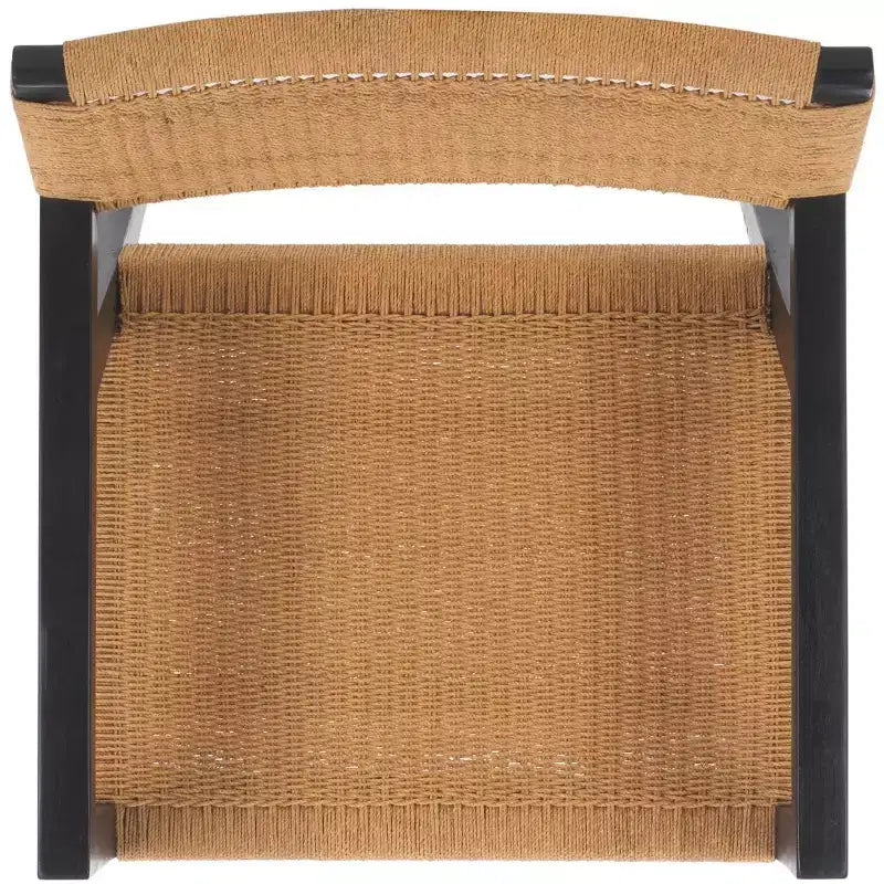 Chaise de salle à manger en corde tressée