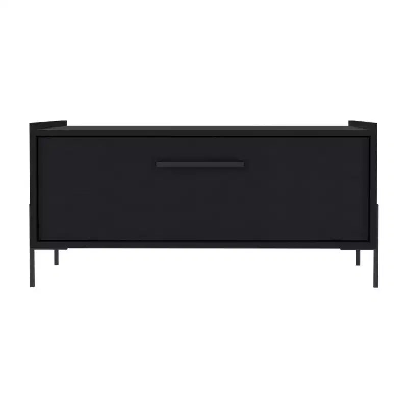 15 tables basses rectangulaires minimalistes hautes avec meuble bas escamotable et étagère ouverte pour salon/bureau, gain de place