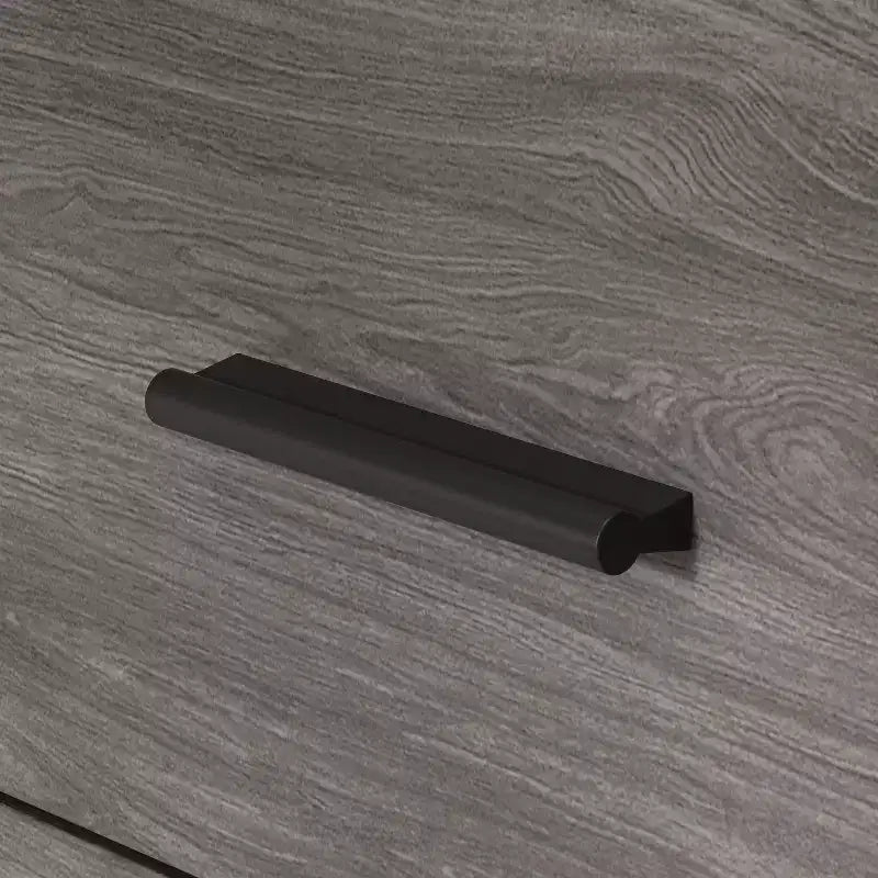 Bureau d'ordinateur à piédestal unique : poste de travail modulaire avec organiseur à 3 tiroirs, étagère ouverte et rangement réglable Bureau d'ordinateur pour la maison