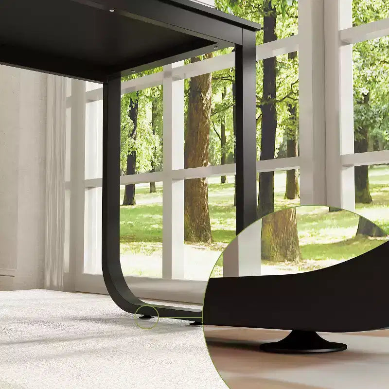 Bureau d'ordinateur à piédestal unique : poste de travail modulaire avec organiseur à 3 tiroirs, étagère ouverte et rangement réglable Bureau d'ordinateur pour la maison