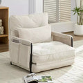 Mjkone Muti-Functional Folding Single Sofa Bed Floor Sofa Bed,Lazy Sofa with Pillows,6 Position Adjustable Backrest