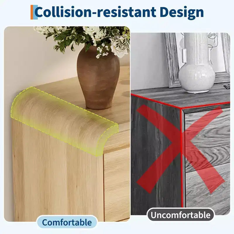 Commode à 5 tiroirs pour chambre à coucher, commode moderne haute de 48 pouces en bois avec grand espace de rangement en bois, commode pour salon, couloir