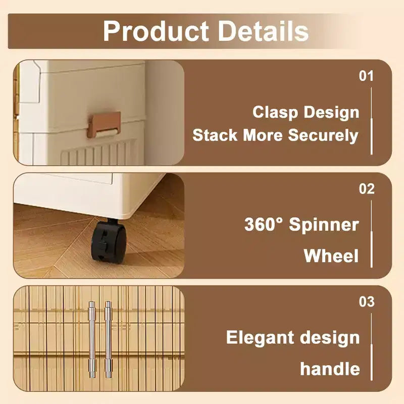 Armoire de rangement portable, Meuble de rangement, avec 9 portes magnétiques et 9 cubes