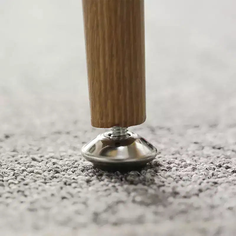 Tabouret de bar moderne à hauteur de comptoir avec dossier, tabouret de cuisine sans accoudoirs de 64,7 cm de hauteur d'assise avec pieds en métal finition naturelle