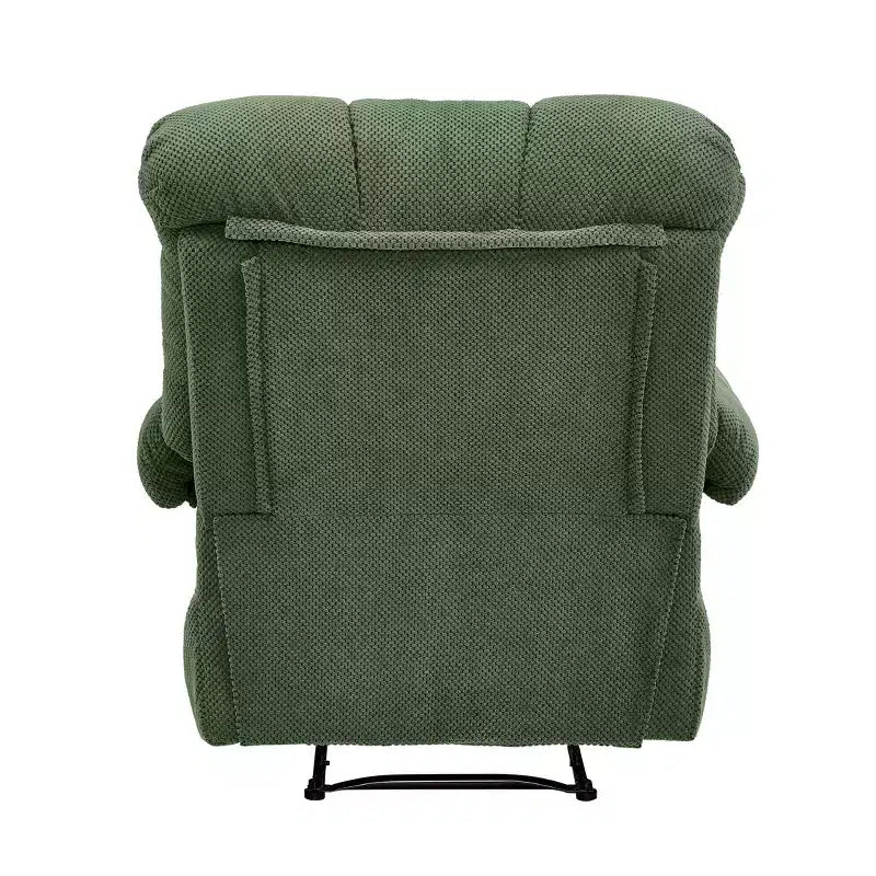 Fauteuil inclinable moderne rembourré en tissu surdimensionné