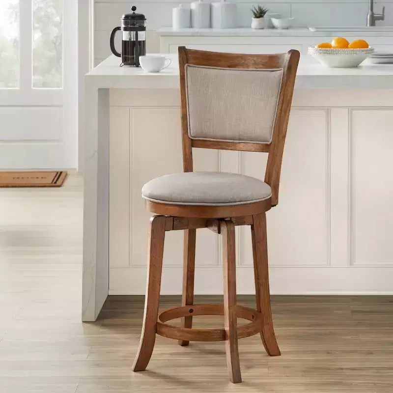 Tabouret de bar hauteur comptoir style campagne française