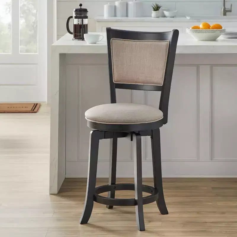 Tabouret de bar hauteur comptoir style campagne française
