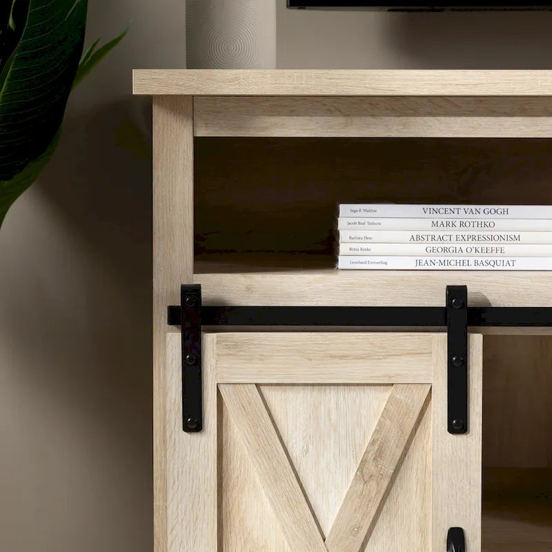 Middlebrook 52-inch Highboy Sliding Barn Door TV Stand