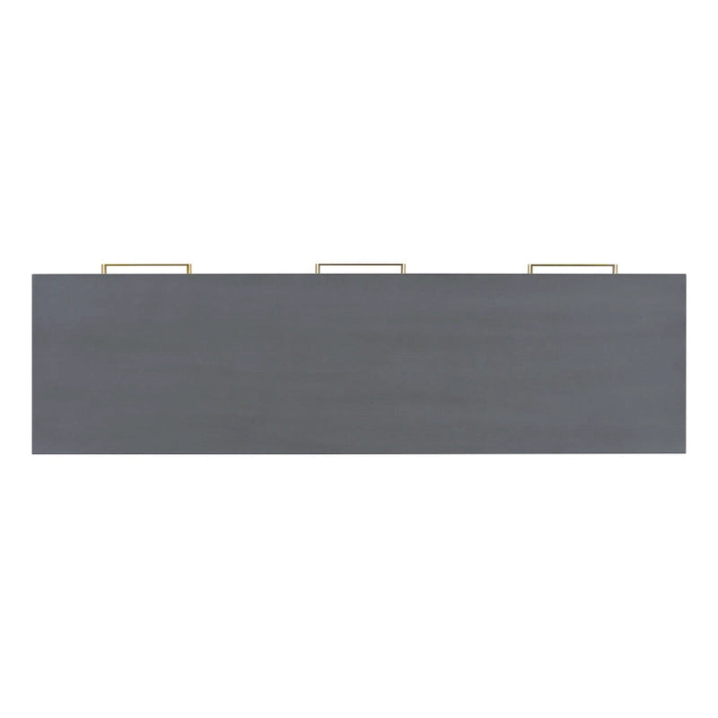 57 Modern Console Table with Three Drawers and Unique Leg Design for Entryway, Hallway, Living Room