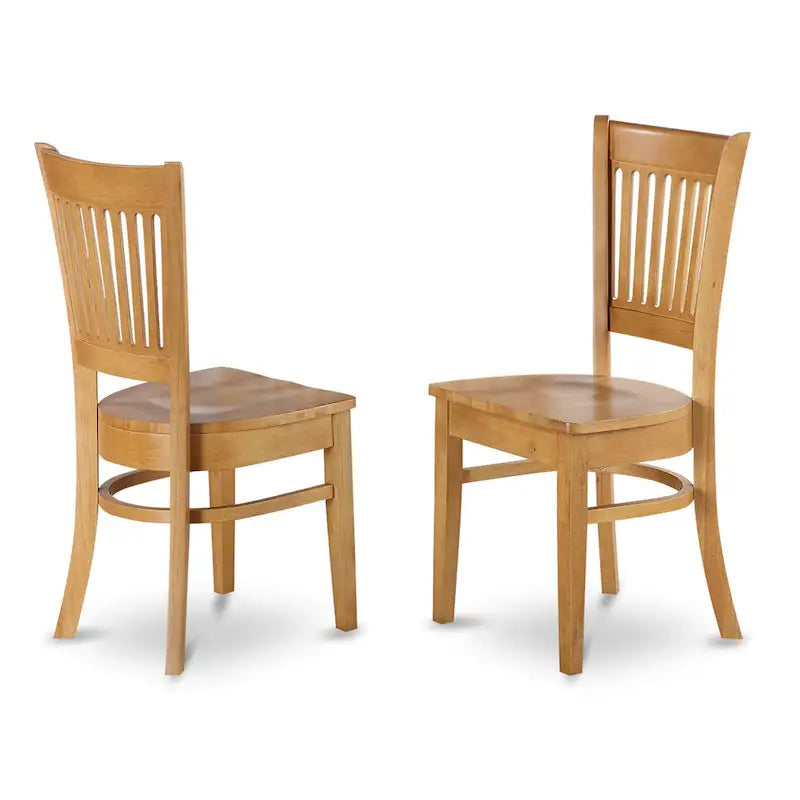 East West Furniture Dinette Set Contains a Round Dining Table with Dropleaf and Dining Room Chairs, (Pieces & Seat Options)