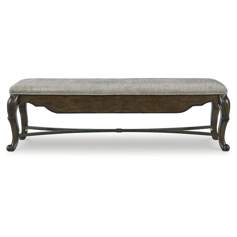 Signature Design by Ashley Maylee Dark Brown 63 Dining Bench - 63.25W x 17.5D x 20.25H