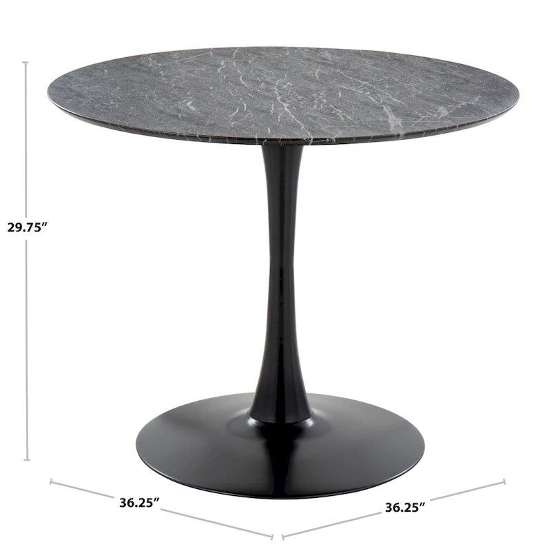 Porch & Den Stone Mod Modern Table