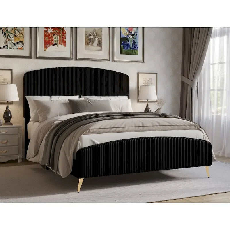 Everett Upholstered Panel Bed