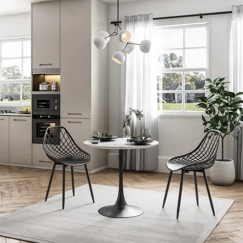 Jamesdar Kurv 31.5 Mid-Century Modern Cafe Table