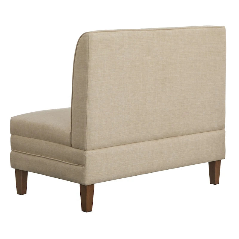 Lifestorey Kerrington Channel Back Upholstered Bench