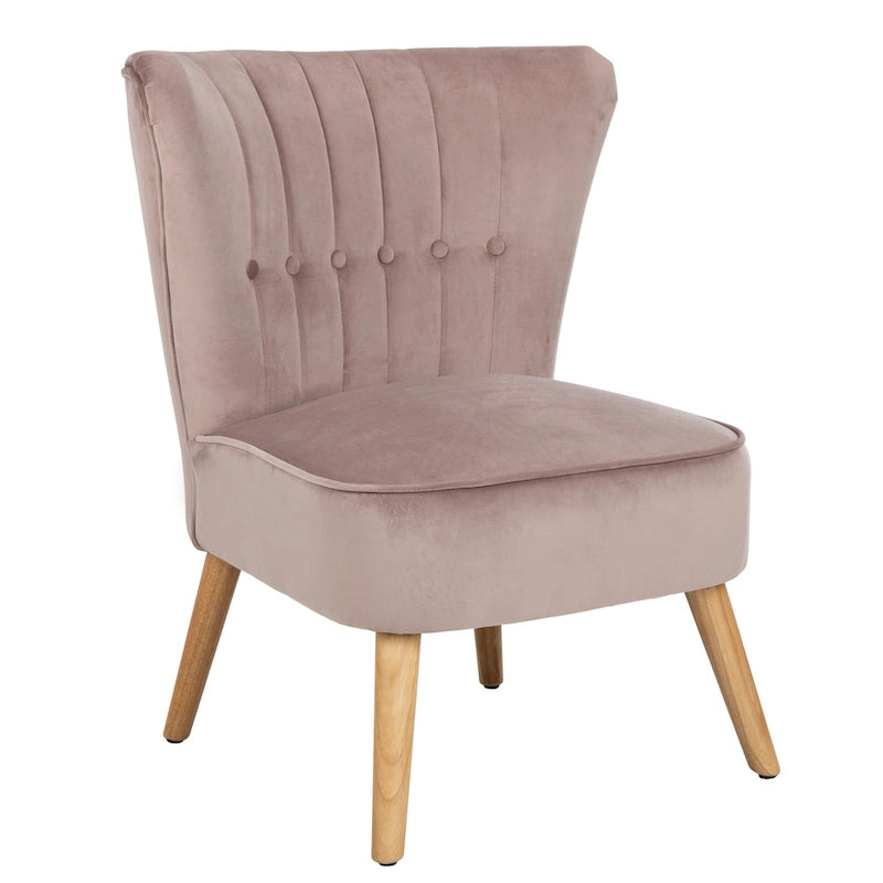 SAFAVIEH Adela Mid-Century Accent Chair - 25.6 x 27.2 x 31.1 - 26Wx27Dx31H