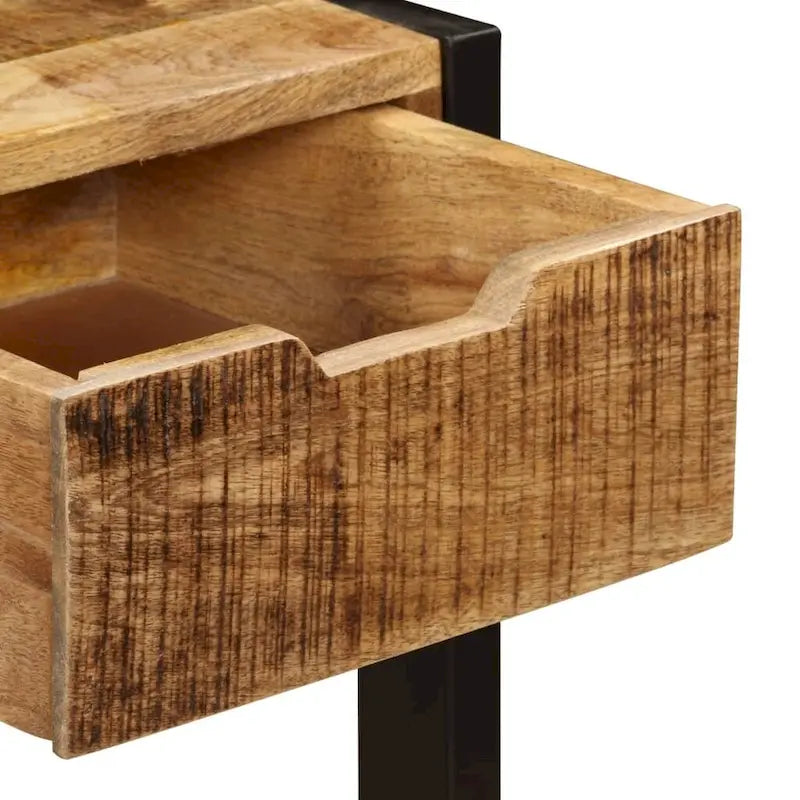 vidaXL Sideboard with 3 Drawers 43.3x13.8x29.5 Solid Mango Wood