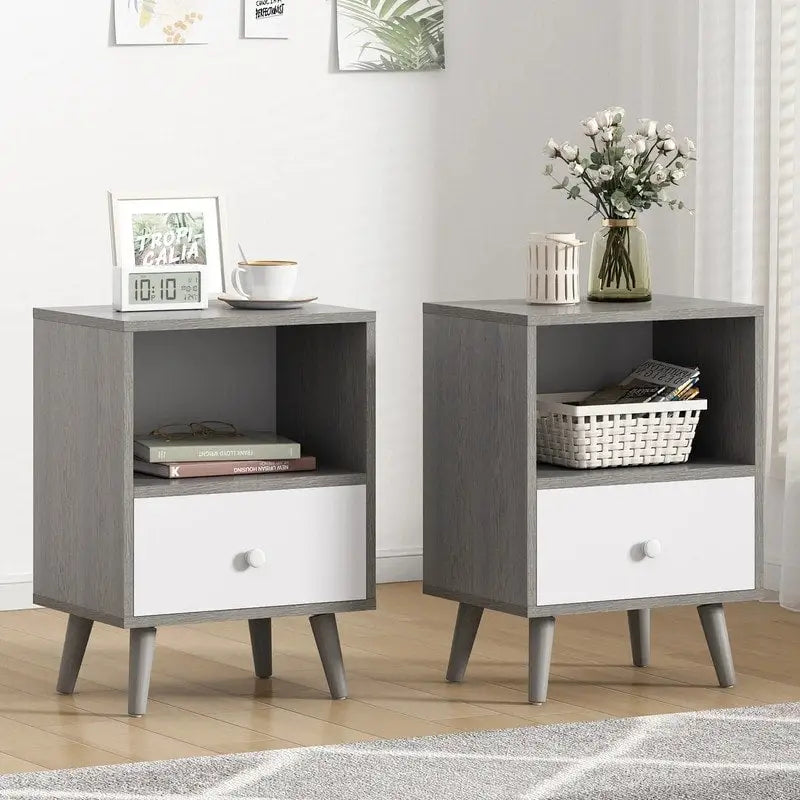 Modern Wood Nightstand