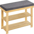 3-Tier Shoe Rack - 11.4D x 28W x 19.3H
