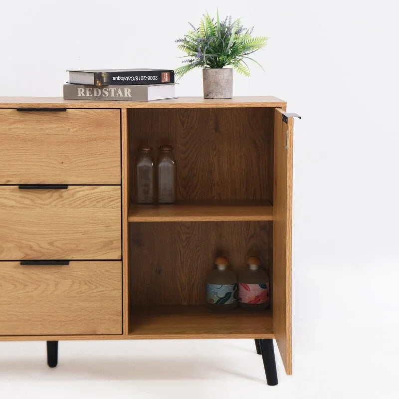 47.2 Kitchen Cabinet with 3 Drawers and 2 Doors - N/A