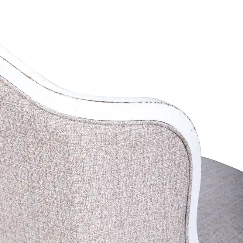 Magnolia Manor Antique White Upholstered Accent Chair