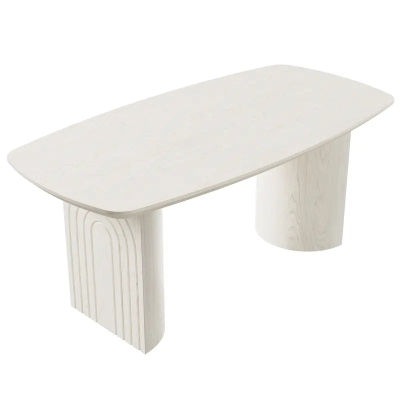 Clihome Wood Large Accent Dining Table