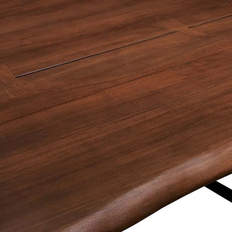 Viggo 74 Live Edge Acacia Wood Dining Table
